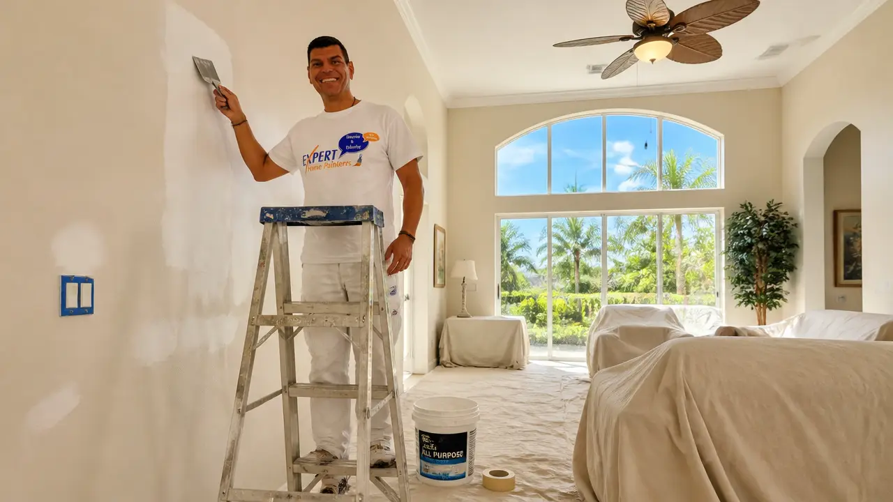 Expert Home Painters Interior painting and wall preparation/spackling