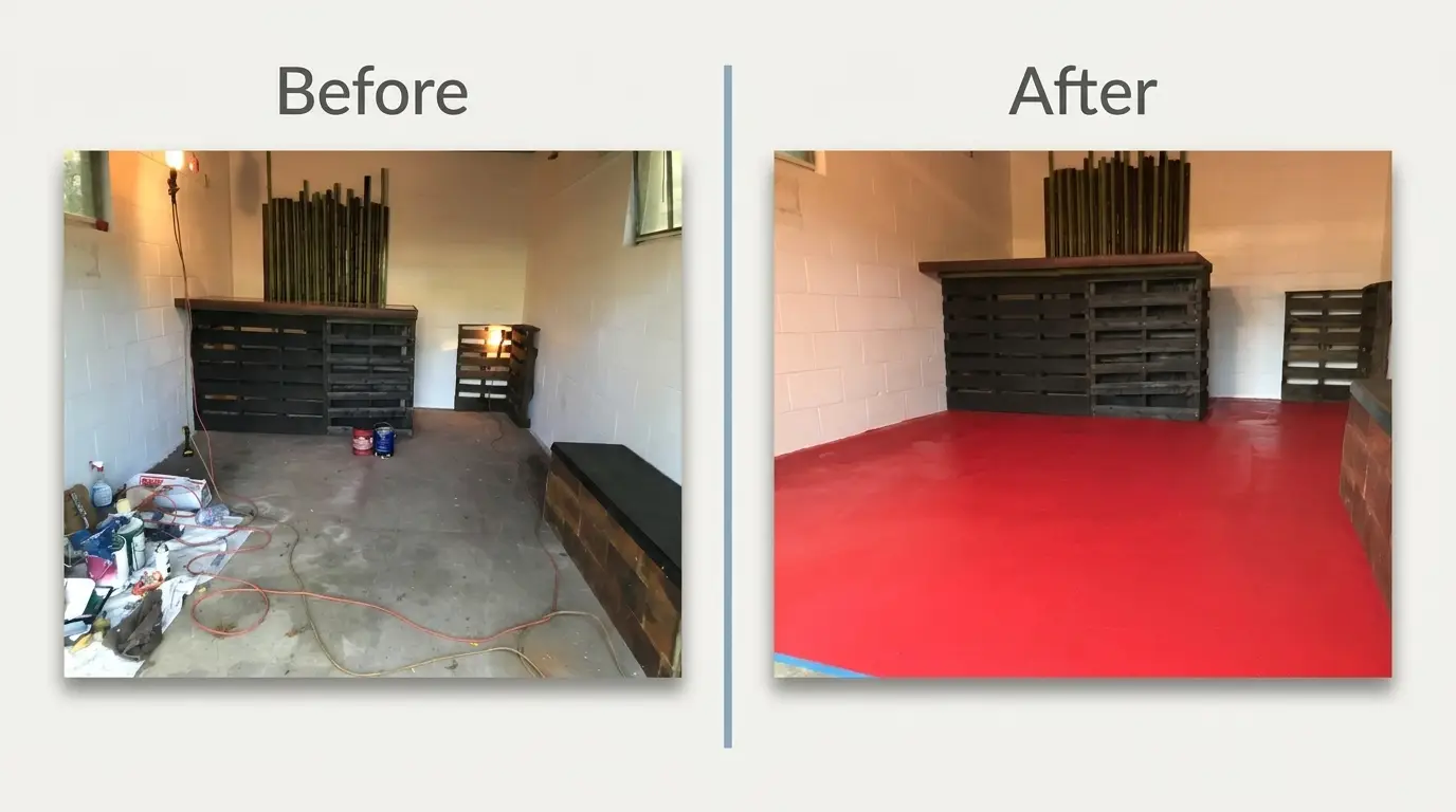 Expert Home Painters garage floor painting
